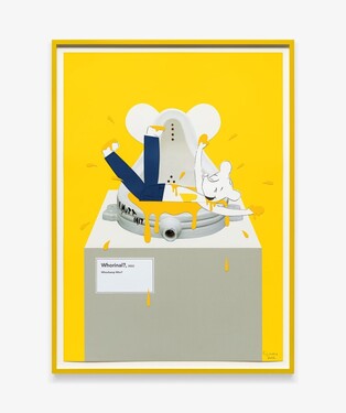 만화캐릭터 '후'가 묻는 정체성의 의미…사이먼 후지와라 개인전