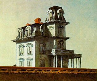 [World through Art] Solitude painted by Edward Hopper
