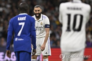 득점포 달구는 'UCL의 사나이' 벤제마…'게 섰거라 홀란!'