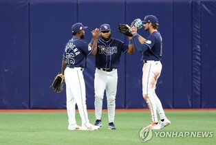'브레이크 없는 기관차' MLB 탬파베이, 개막 12연승 쾌속 질주
