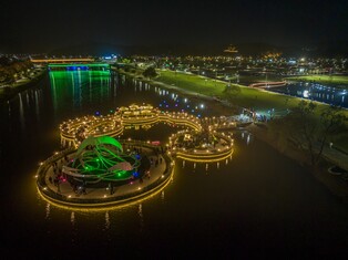 '물 위에 정원이'…순천만정원박람회, 수상 정원 떴다