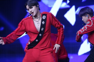 Performance photos from media showcase of Drippin's 3rd single 'SEVEN SINS'