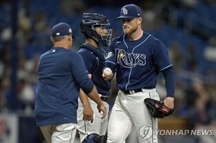 MLB 탬파베이, 개막 홈 14연승 기록 마감…휴스턴에 0-5 패배