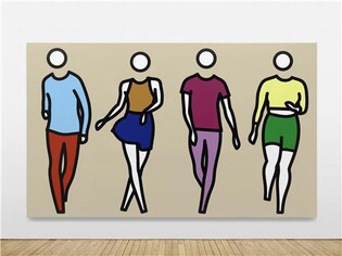 '걷는 사람들' 작가 줄리안 오피, 5년 만에 부산 개인전