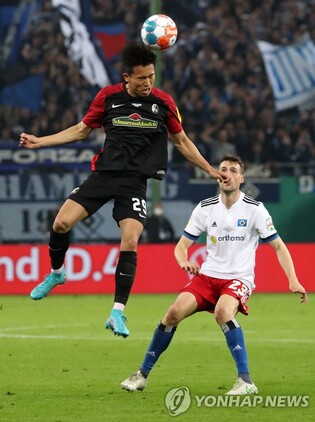 독일프로축구 정우영, 후반 교체 출전…프라이부르크는 0-1 패배