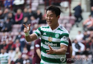'우승복 터진' 오현규, 시즌 4호골로 셀틱 조기 우승에 쐐기