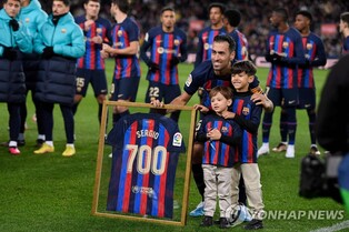 바르셀로나와 18년 동행 마치는 부스케츠…올 시즌이 마지막