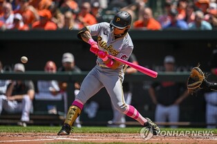 MLB 피츠버그 배지환, 2타점 적시타로 팀 승리에 앞장