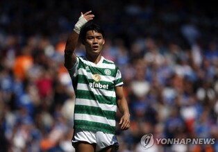 오현규, 시즌 5호골 폭발…셀틱은 하이버니언에 2-4 패