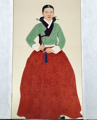 '친일 논란'에 새로 제작된 남원 춘향 영정 공개…사당에 봉안