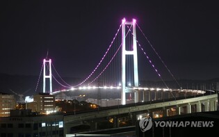 울산대교, 드라마 촬영 교통통제 26∼27일로 축소