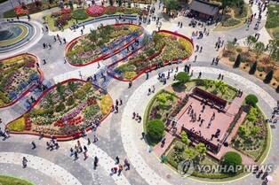 곡성세계장미축제 방문객 5일 만에 13만명 돌파