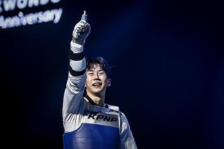 '세계선수권 첫 금' 태권도 강상현 "파리올림픽, 후회없이 도전"