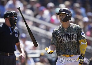 김하성, 4타수 무안타 침묵…타율 0.244