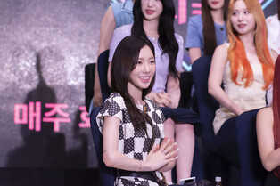 Photos from press conference of 'Queendom Puzzle'