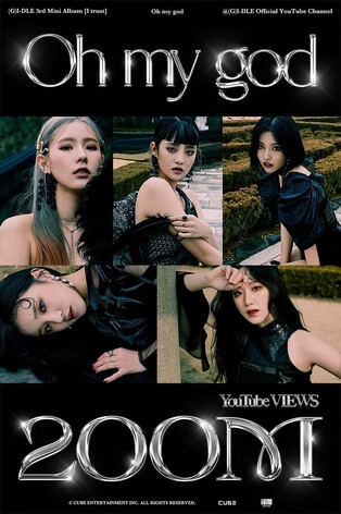 (G)I-DLE’s ‘Oh my god’ music video exceeds 200 million views on YouTube