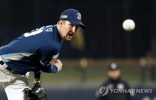 KBO ERA leader Fedde diagnosed with forearm strain, expected back in 10 days
