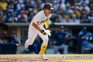 공격 물꼬 튼 김하성의 기습 번트…샌디에이고, 탬파베이에 승리