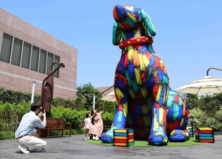 '옥상정원을 동물조형물로'…신세계百 강남점 김우진작가 특별전
