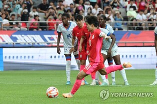 (LEAD) S. Korea rally past Haiti in Women's World Cup tuneup