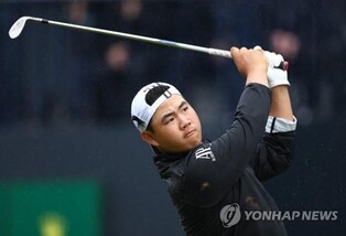 발목 아픈 김주형, 타이틀 방어 포기…"완치가 우선"