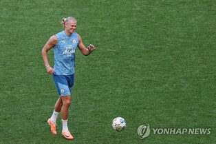 맨시티 홀란, AT 마드리드 친선경기 선발…그리에즈만과 맞대결