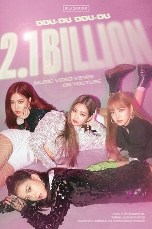BLACKPINK's 'Ddu-du Ddu-du' becomes 1st K-pop video to top 2.1 bln YouTube views