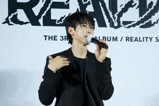 Photos of U-KNOW during press conference of 3rd mini album 'REALITY SHOW'