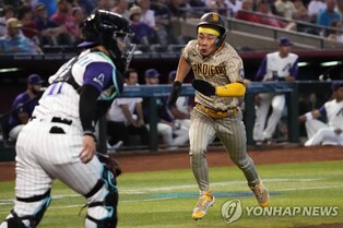 김하성, 멀티출루 행진 재개…애리조나전 1안타 1볼넷