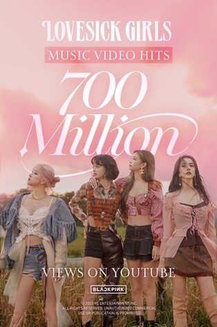 BLACKPINK's 'Lovesick Girls' music video tops 700 mln YouTube views