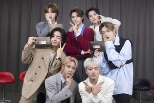 Photos from interview session with K-pop boy group TrendZ