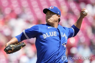 류현진 무거워진 어깨…1승 다급한 MLB 토론토 3연패