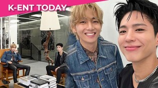 BTS V and Park Bo-gum's photos from the Celine Tokyo event