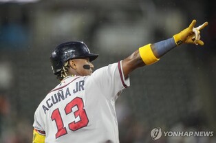 아쿠냐 주니어, MLB 최초 30홈런-60도루에 성큼…1홈런 남았다