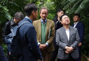 '노루벌 국가정원 조성 위해'…대전시장, 영국 왕립식물원 방문