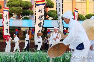 모찌기부터 김매기까지 재현…광주 서창만드리 풍년제