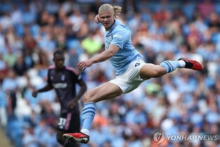맨시티 홀란, 해트트릭으로 리그 6호 골…득점 선두 질주