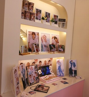 Photos from Birthday Cafe of Han, Felix and Seung Min from Stray Kids