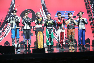 Group photos from comeback showcase of TEMPEST's 1st single album 'Into The TEMPEST'