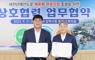 삼척시, 새천년해안도로 체류형 관광거점 개발