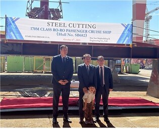 팬스타그룹, 크루즈 페리 '팬스타 미라클'호 건조 착수