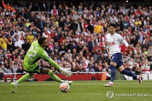 아스널전 터진 손흥민 시즌 4호골…토트넘 '9월의 골' 선정
