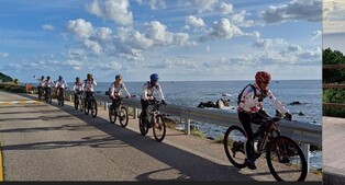 강진MTB동호회, 자전거 타고 갈대 축제 홍보