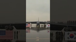 U.S. B-52 bomber lands at S. Korean air force base for the first time