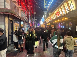 핼러윈 앞둔 주말 대구 동성로 혼잡신고 3건…기동대 출동하기도