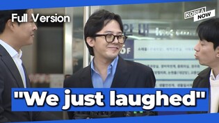 [ENG SUB] "It's a joke," G-Dragon tells reporters after police probe
