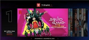 '오겜' 실사판 예능 '더 챌린지', 넷플릭스 주간 시청시간 1위