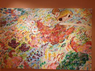 '맨손으로 그리는 작가' 아야코 록카쿠의 초기작부터 오브제까지