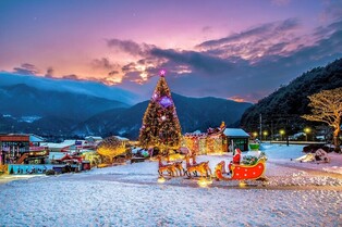 한겨울 봉화는 매일 크리스마스…분천 산타마을 운영