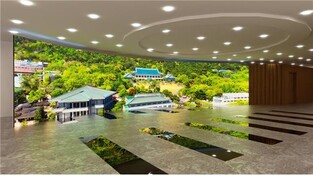 문체부, 청와대서 미디어아트 접목한 영상 전시 개최